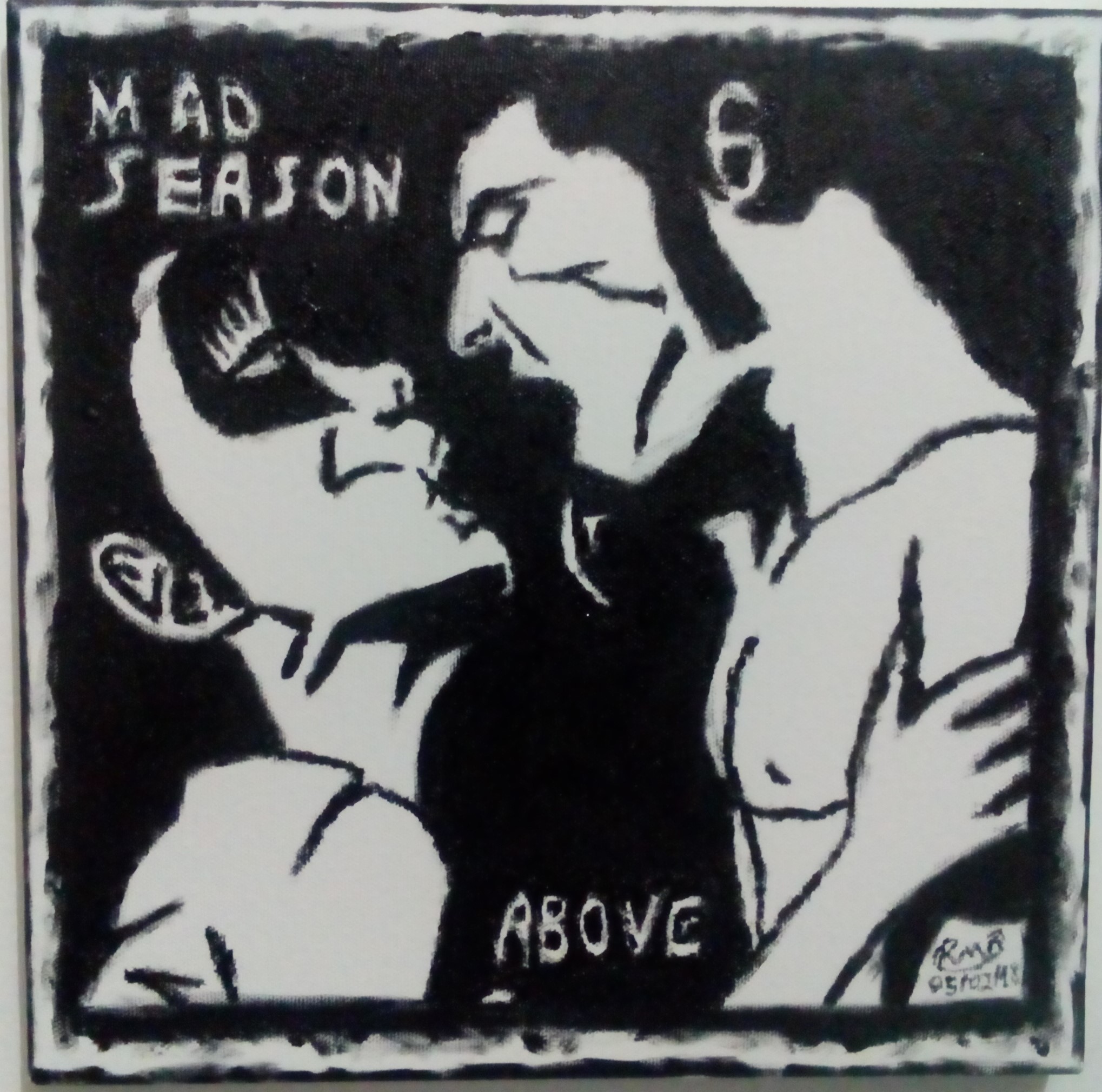 Mad Season Capa - 30X30cm (2018) - Tinta óleo.